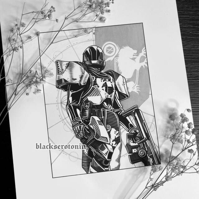 Destiny2 Titan Print - Destiny The Game, Foresaken, Shadowkeep, Beyond Light, Uldren, Cayde-6