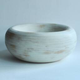 Wabi Sabi Ceramic Centerpiece Vase Rustic Minimalist Ikebana Vessel - thumbnail 3
