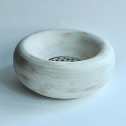 Wabi Sabi Ceramic Centerpiece Vase Rustic Minimalist Ikebana Vessel - thumbnail 2