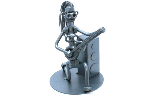 Nuts & Bolts Metal Art American Singer, Songwriter Musician, R??cord Producer, Actor & Filmmaker, Electric Guitar Player Gift - image 1