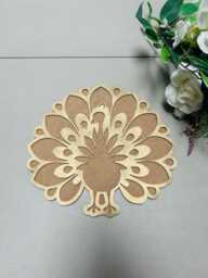 Rangoli Stencils Peacock, For Colours, Diwali Diya, Template, Kids Arts & Craft Reusable, Eco-Friendly, Mess-Free - thumbnail 1