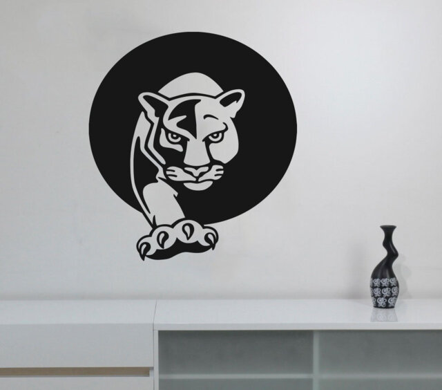 Panther Wall Decal Removable Vinyl Home Decor T1336 - image 1