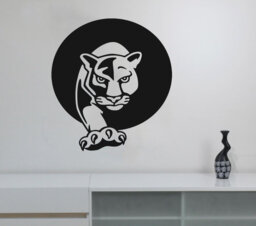 Panther Wall Decal Removable Vinyl Home Decor T1336 - thumbnail 1