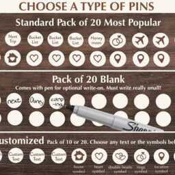 Leather Anniversary Gift Idea Map With Custom Pins 3rd Gifts Adventuring Together Genuine Art - thumbnail 3