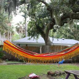 Vibrant Inca Hammock - Lightweight, Double, Handmade Ultra-Comfy For Outdoor Bliss & Relaxation - thumbnail 3