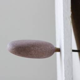 Floating Stone Shelf - Small Pink Rustic Shelves Display Altar Japandi Wall Decor - thumbnail 2