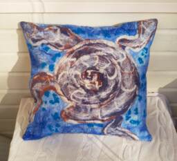 Wool Felted Decorative Pillow Cover - thumbnail 1