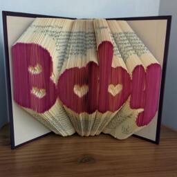 Baby - Folded Book Art Fully Customizable, Baby Shower, Child, Mother - thumbnail 3