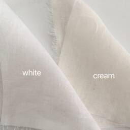 Pair Pre Washed 100% Hemp Linen Ruffled European Shams, Pillow Cases - thumbnail 4