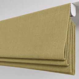Olive Moss Green Linen Look Roman Blind - Made To Measure Up 300cm Wide - thumbnail 1