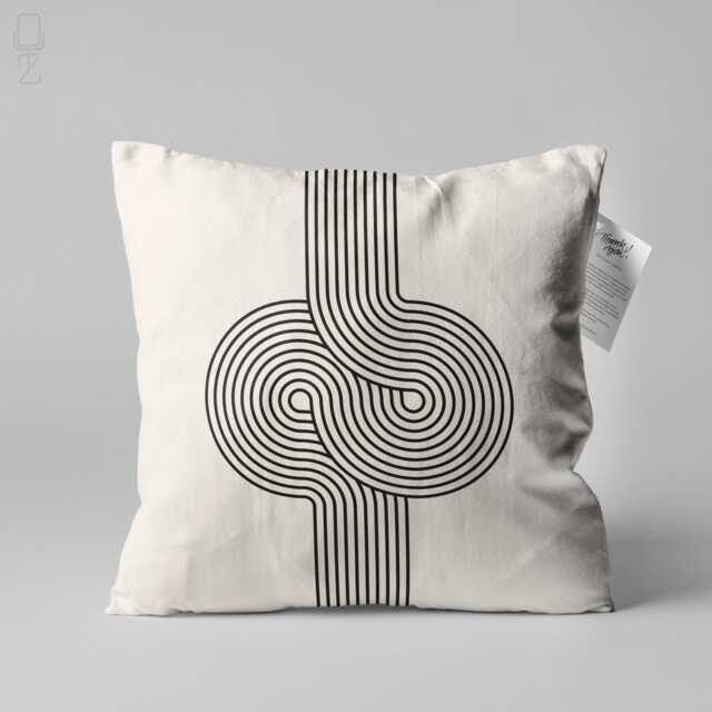 Bauhaus Pillow Cover Mid Century Modern Velvet Cushion - image 1