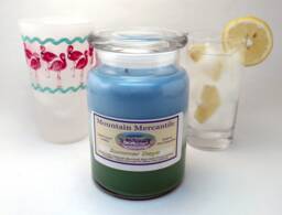 Summer Days 26Oz Apothecary Jar - Hand Poured Soy Candles - thumbnail 1