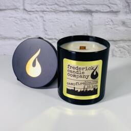 Luxury Soy Candle, Campfire, Mens Votive Collection, Mens, Masculine, Minimalist, Wood Wick, Gift For Him, Spring Decor, Hygge - thumbnail 2