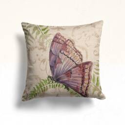 Butterfly Cushion Cover, Cute Animal Pillow Case, Living Room Decoration, Kitchen Textiles, Farmhouse Decor, Housewarming Gift, Gift For Her - thumbnail 4