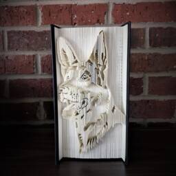 German Shepard/Belgian Malinois Book Folding - Pattern Only - thumbnail 2