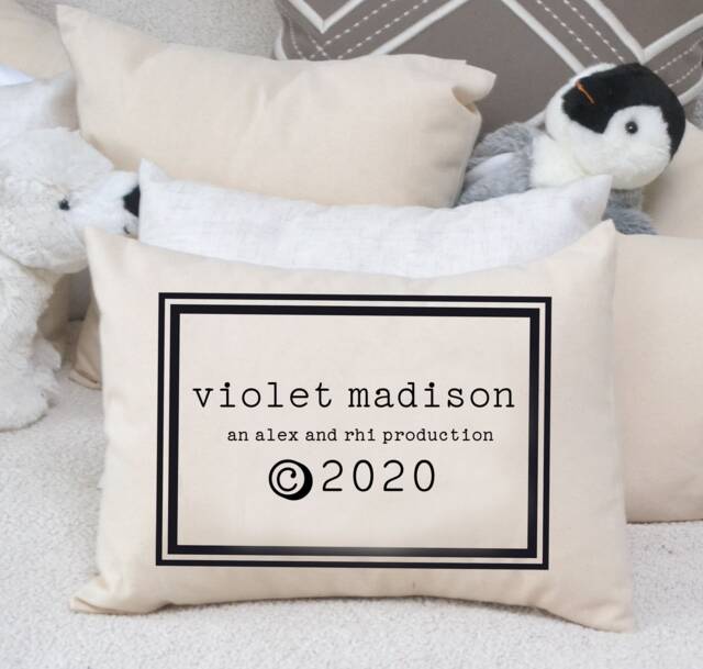 Baby Shower Gift, Baby Pillow, Newborn Gift Idea, Name Pillow Circa, Girl, Boy - image 1