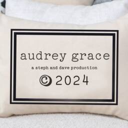 Baby Shower Gift, Baby Pillow, Newborn Gift Idea, Name Pillow Circa, Girl, Boy - thumbnail 2