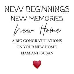 Personalised New Home Candle Housewarming Gifts For Couples Gift First Present B - thumbnail 4