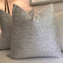 Kravet Taupe Animal Print Pillow Cover - thumbnail 2