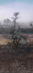 Bog Pine Bonsai.textile Wall Hanging.home Textile.wall Tapestry.art Wall.art Tapestries.modern Interior Fabric.photography Textile Design