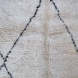 Custom Beni Ouarain Rug Handmade Moroccan Wool Carpet - thumbnail 3