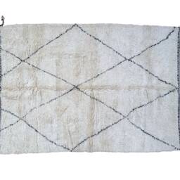 Custom Beni Ouarain Rug Handmade Moroccan Wool Carpet - thumbnail 2