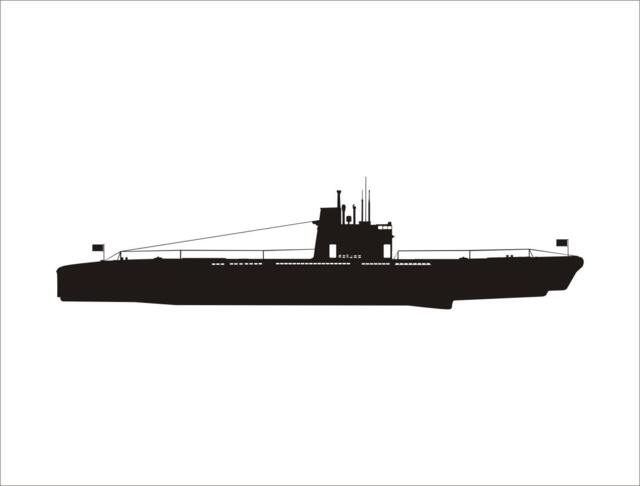 Submarine Wall Decal Underwater Navy Vinyl Sticker - image 1