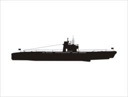 Submarine Wall Decal Underwater Navy Vinyl Sticker - thumbnail 1
