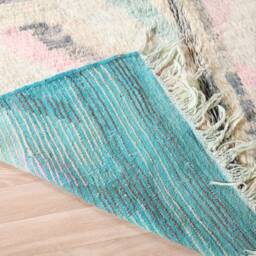 Vintage Green Boujaad Rug, Authentic Moroccan Rug 5x9 Ft - thumbnail 4
