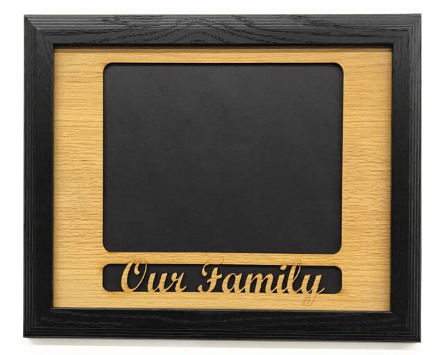 Our Family Picture Frame - 11x14 Holds 8 Photos- Wedding Gift For Couple, Parents, Frame, Father's Day - image 1