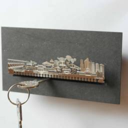 Little Rock Souvenir Gift Tube - Landmark Silhouettes & Stylish Design Perfect Keepsake & Memorabilia Ideal Gift - thumbnail 1