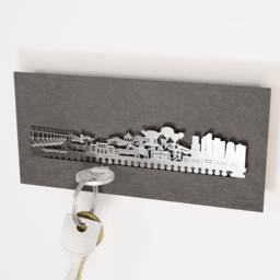 Little Rock Souvenir Gift Tube - Landmark Silhouettes & Stylish Design Perfect Keepsake & Memorabilia Ideal Gift - thumbnail 2