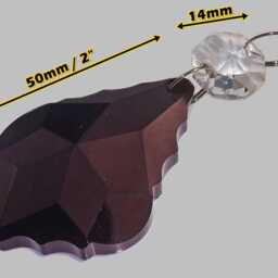 Jet Black Christmas Tree Decorations Sun Catchers 2 - thumbnail 2