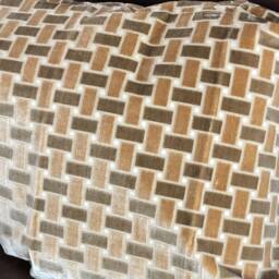 Velvet Moderne in Espresso/Walnut, Mushroom/Sand, Port/Claret Or Mink/Aqua - One Pillow - thumbnail 3
