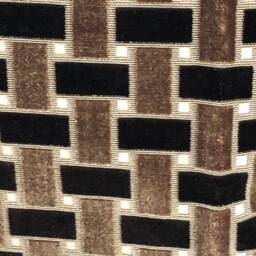 Velvet Moderne in Espresso/Walnut, Mushroom/Sand, Port/Claret Or Mink/Aqua - One Pillow - thumbnail 2