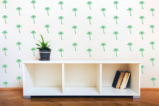 Palm Tree Wall Decal - Tropical Vinyl Art Stickers - image 1