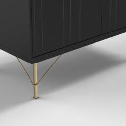 7 7/8'' Gold Furniture Legs For Sofa & Cabinet - thumbnail 3