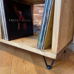 Media Storage Unit, Record Player Stand, Furniture Turntable Cabinet - thumbnail 3