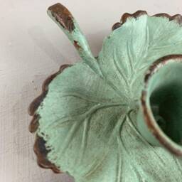 Green Ivy Leaf Botanical Candle Holder - thumbnail 3