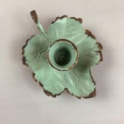 Green Ivy Leaf Botanical Candle Holder - thumbnail 2