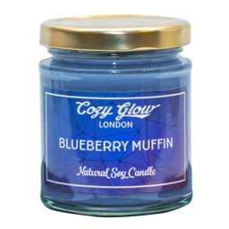 Blueberry Muffin Soy Candle Bakery Scented Dessert Candle - thumbnail 1