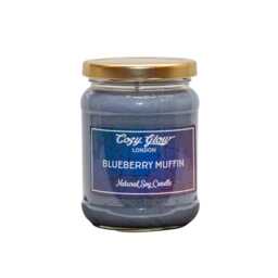 Blueberry Muffin Soy Candle Bakery Scented Dessert Candle - thumbnail 3