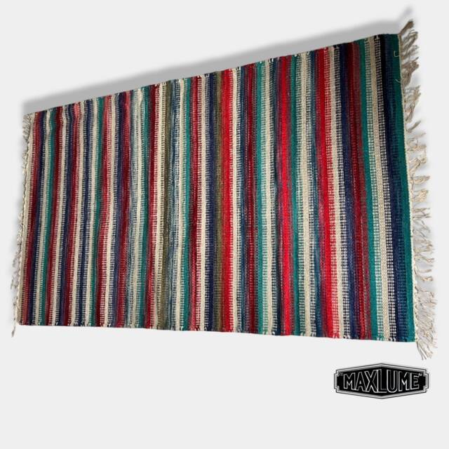 Hand Knotted Reversible Flat Weave Pure Wool Colourful Kilim Woollen Rug 3Ft X 5Ft - image 1