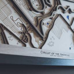 Circuit Of The Americas F1 Grand Prix Layered Wall Hanging, Cota Art - Gift - thumbnail 2