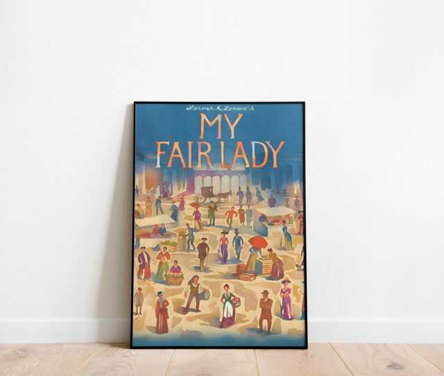 My Fair Lady Musical Theatre Print Poster