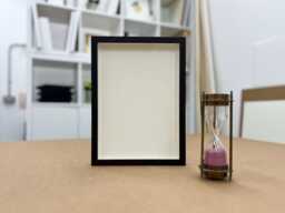 Dark Brown Wood Box Frame - A4 Photo/Picture - thumbnail 1