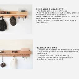 Wall Hanging Shelf - 1 Piece Only - Planter Shelf, Plant, Wood Hanging Wall Shelf, Plant Shelf - thumbnail 4