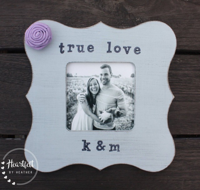 True Love Picture Frame - Long Distance Relationship Gifts Personalized Photo For Couples - image 1