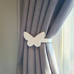 Replaceable Butterfly Shape Curtain Holdbacks/Tiebacks 3D Printed Plastic - Set Of Left & Right - thumbnail 2