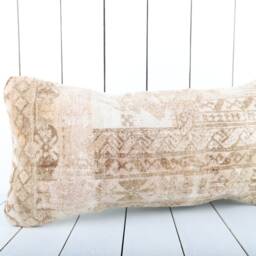 Kilim Lumbar Pillow Cover - 12x24 Inch Turkish Home Decor - thumbnail 2